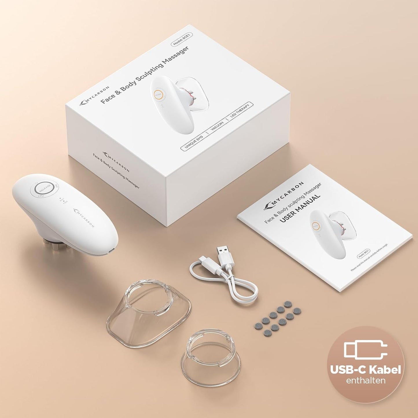 MYCARBON 3 in 1 Massage Suction Cups