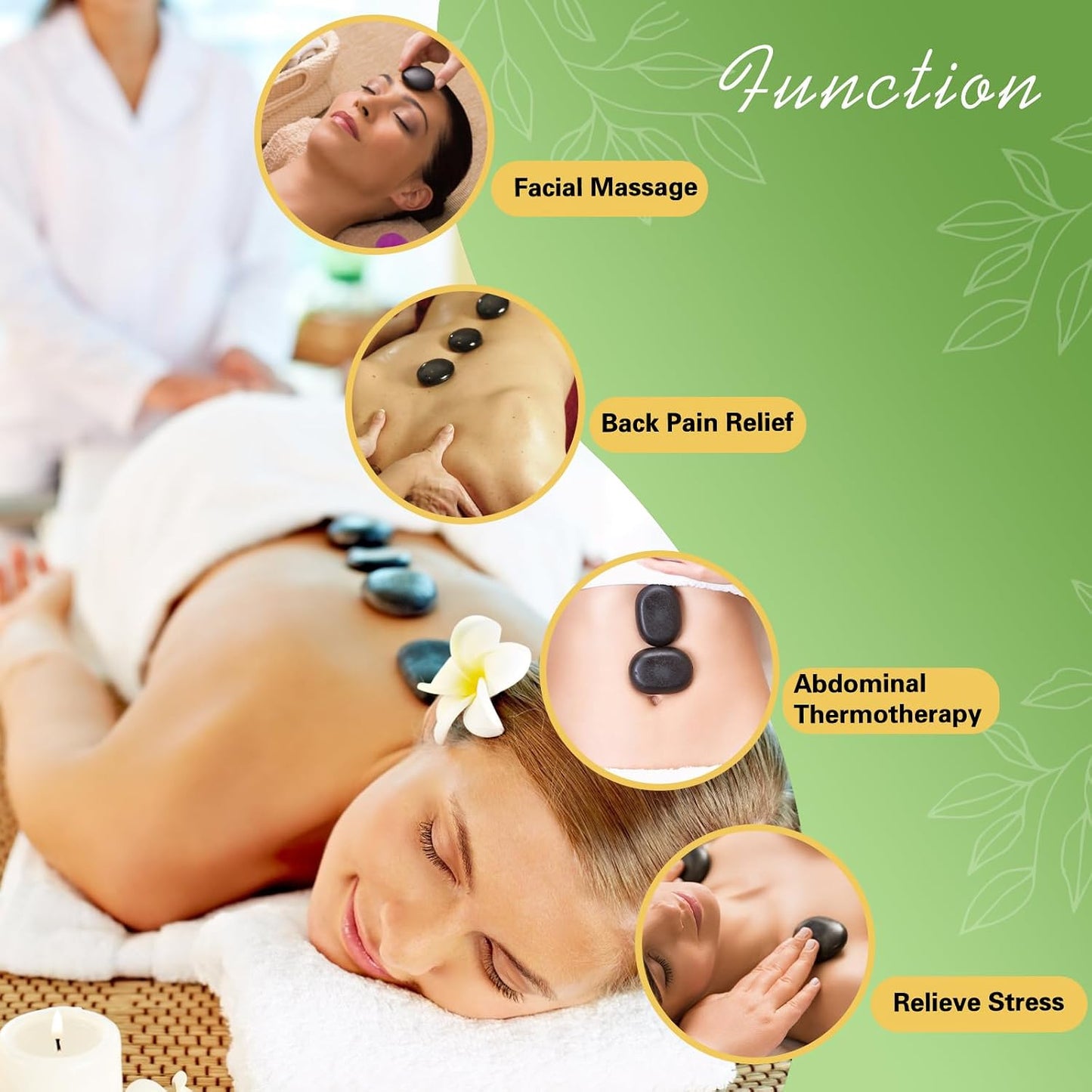 Professional Constant-Temp Hot Stone Massage Kit