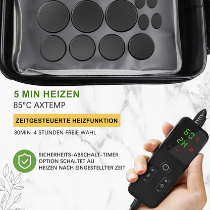 Massage Stone Warmer Set