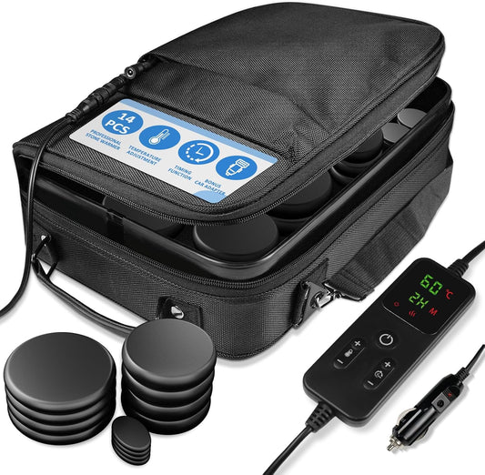 Massage Stone Warmer Set